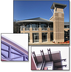 Example metal roof systems
