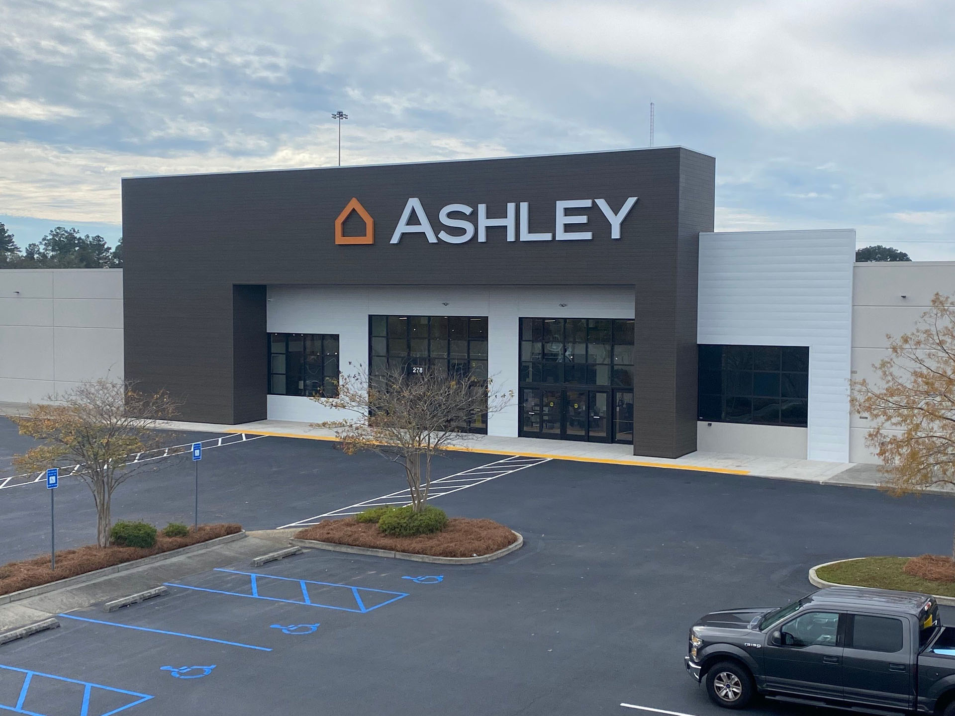 Biggest ashley shop furniture store